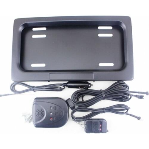 Hide-Away Shutter Cover Electric Stealth License Plate Frame