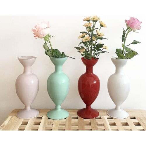 Glass Flower Vase Tabletop Flower Bottle Hydroponic Terrarium Plant Vases Holder Planter Arrangement Wedding Banquet Decor