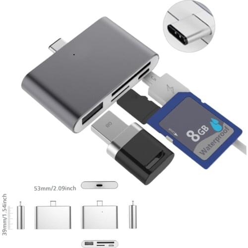 VONETS Type-C USB Type C HUB OTG Sim CF SD TF Card Reader Converter Adapter for MacBook Air Samsung Galaxy Note 8 S8 Accessories