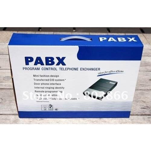 VinTelecom CS208 telephone swtich / office PBX phone system with 2 input wired lines & 8 output extensions