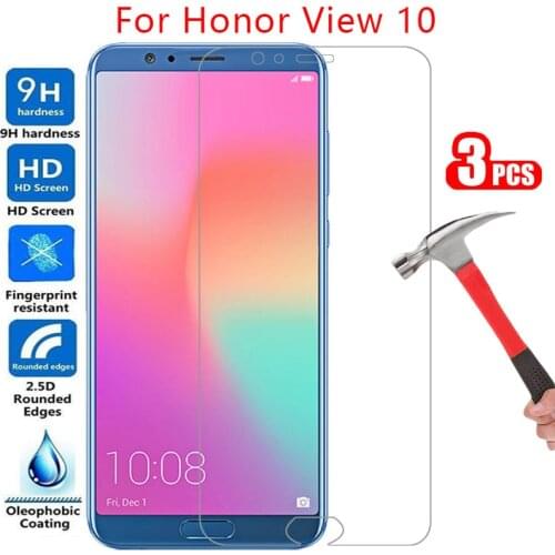 Protective tempered glass for huawei honor view 10 screen protector on honer onor view10 v v10 10view 5.99 safety film honorv10