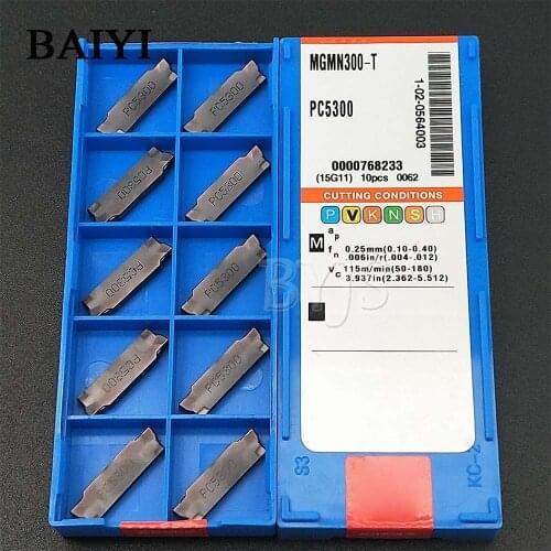 10pcs MGMN300-T PC5300 MGMN300 cutting turning tools Machining steel And stainless steel CNC tools CNC carbide inserts