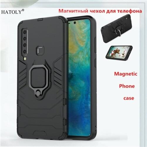 Case For Samsung Galaxy A9s Magnetic Ring Phone Holder Case For Samsung A9 2018 Phone Stand Fundas Coque For Samsung A9s Cover