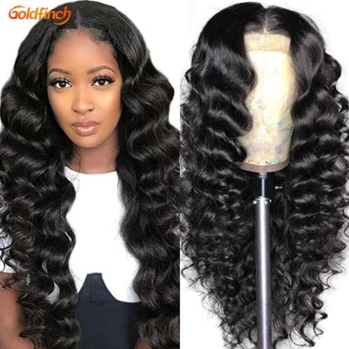 Goldfinch 30 inch Loose Deep Wave Lace Front Wig 13x4 Transparent Lace Frontal Wig Human Hair 4x4 5x5 6x6 Hd Lace Closure Wig