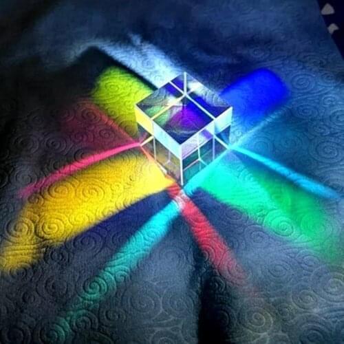 Cross Dichroic Cube Combiner Splitter X cube Optical Prism 8*8*8mm cube