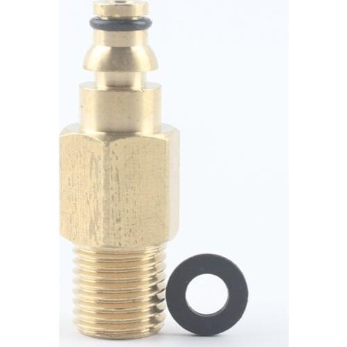 Brass High Pressure Car Wash Water Gun Connectors M14*1.5Mm Male Thread End Connection Accessories