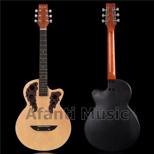 HOT! Afanti Music Super Roundback/ Carbon Fiber Back & Side Acoustic guitar (ANT-171)