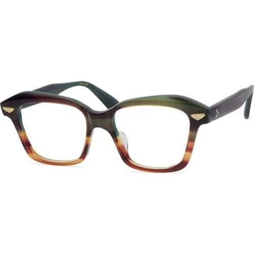 Prescription Lens Acetate Glasses Vintage Unisex Full Rim Optical Eyewear High Quality Anti-reflective Retro Reading Eyeglasses