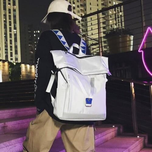 Fashion brand backpack mens backpack super fire travel bag female 15.6-inch computer backpack college student schoolbag