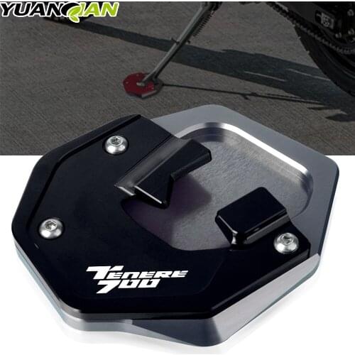 2020 New Motorcycle Accessories For Yamaha Tenere 700 Tenere700 2019-2020 Aluminum Foot Enlarger Foot Side Stand Extension Plate