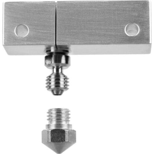 MK10 All Metal Hotend Kit Heat Break 1.75/0.4MM Nozzle Heater Block 3D Printer Parts MK10 Hotend for Wanhao I3