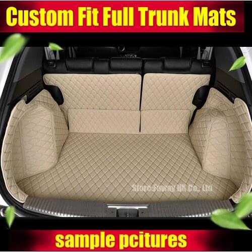 Custom fit car trunk mats for Accord Corolla Altima CRV Civic Fusion Escape Focus Explorer 3D car styling cargo liner