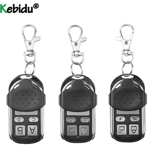Portable Mini Wireless RF Remote Control 433 MHz Electric Gate Garage Door Remote Control ABCD Key Fob Controller Lock Button