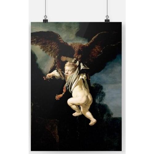 The Abduction of Ganymede Painting Canvas poster wall Art decor Living room Bedroom Study Home Decoration Prints