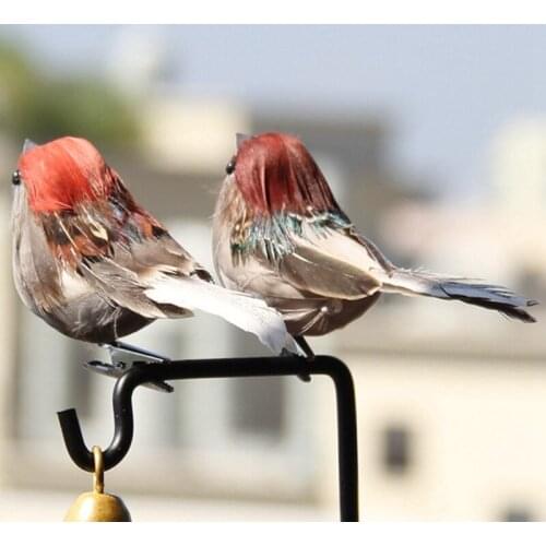 Cute Artificial Bird Foam Vividly Feather Mini Tit Craft Birds Emulation Decoration Bird Model DIY Artificial Sparrow