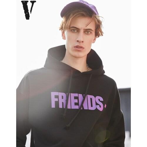 VLONE Hoodies Sweatshirts mens FRIENDS loose big V trendy brand pullover classic women
