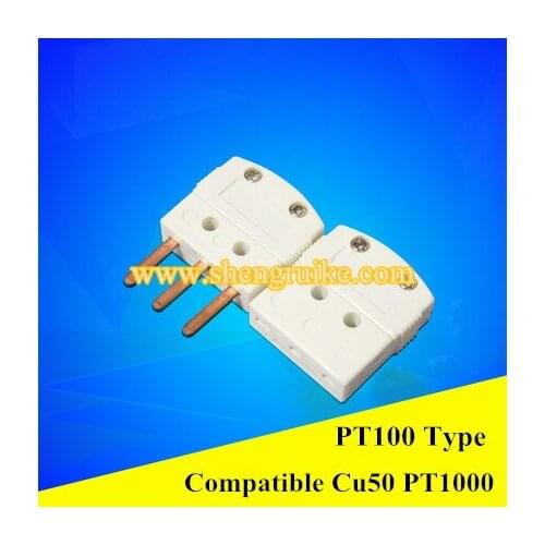 Three-legged RTD connector plug socket pt100 male and female connector