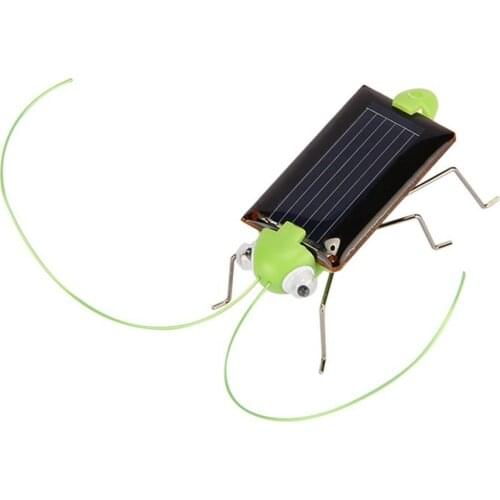 Magical Mini Solar Power Energy Crazy Grasshopper Cricket Toy Funny Kids Outside Solar Animal Model Children Educational Toys