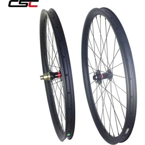 29 MTB XC race hookless 30mm width 25mm tubeless mountain bike carbon MTB wheels with hub UD matte 29 inch bicycle wheelset