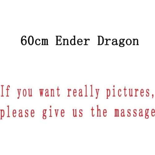 60cm Game MC Ender Dragon Enderdragon Plush Toys Doll Black Ender Dragon Plush Soft Stuffed Animals Toys Gifts for Children Kids
