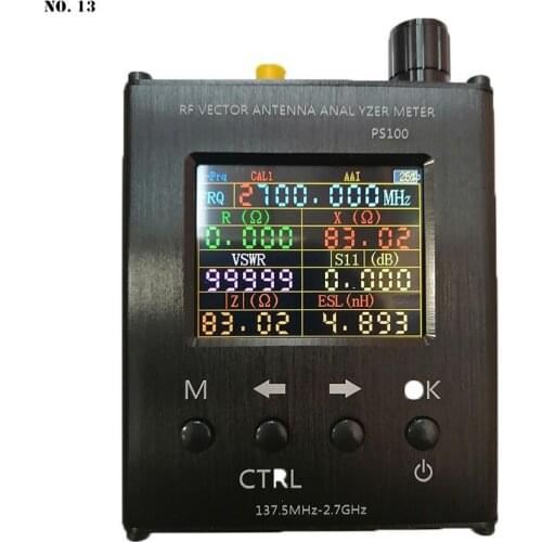 137.5MHz-2.7GHz Analyzer Meter Tester Antenna Analysis Measuring Instrument Aluminum Alloy Shell Standing Wave Table Analyzer