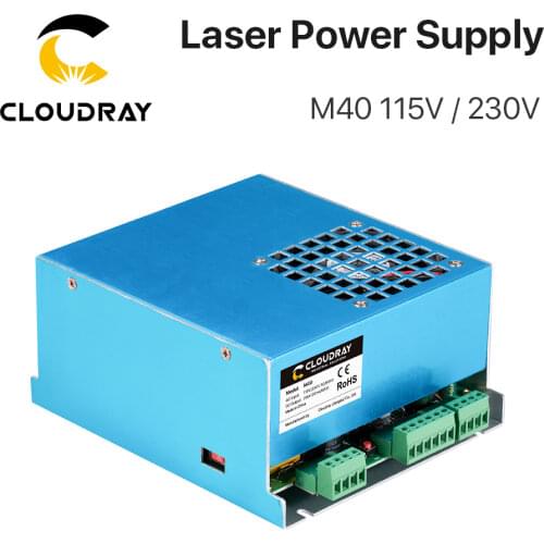 Cloudray 40W CO2 Laser Power Supply MYJG-40T 110V 220V for CO2 Laser Engraving Cutting Machine 35-50W MYJG