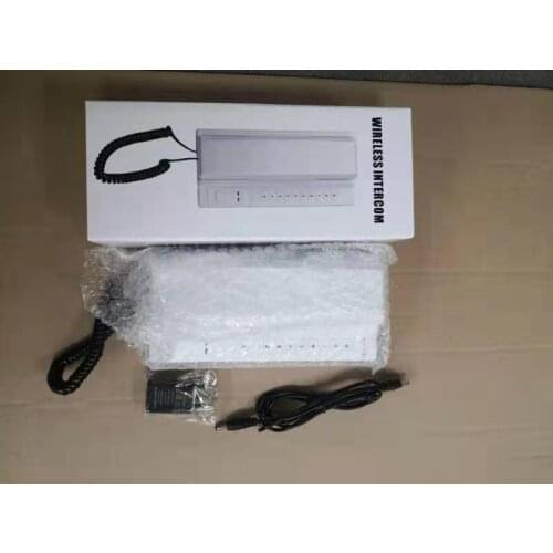 New Arrival Digital wireless interphone 1-way audio-2.4Ghz wireless indoor intercom system ,99 handsets extendable in stock