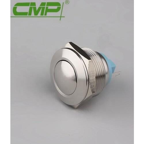 Sealed up to IP67 19mm surface curved PushButton Switch