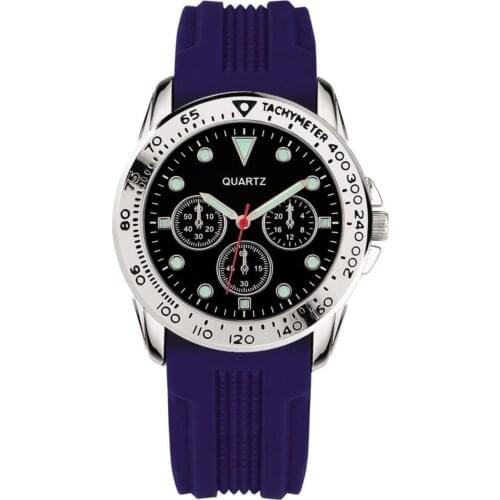 Mens Wristwatch Clock in Silver color. Case diameter: 4.2cm Strap: 25cm