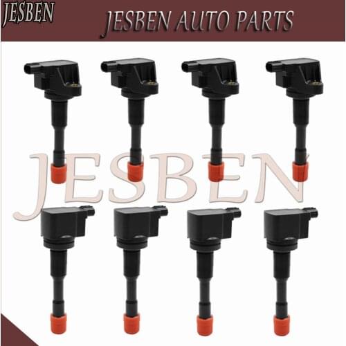 8PCS 30521-PWA-003 Front & Rear Ignition Coil Fit FOR Honda CIVIC HYBRID 1.3L 1.4L 2006-2011 NO# UF374 30521-REA-Z01 30521PWA003
