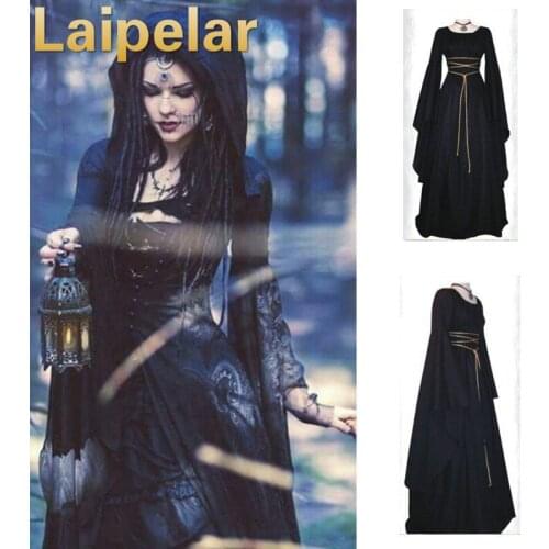 Victorian Gothic Georgian Period Dress Masquerade Ball Gown Reenactment Clothes Laipelar Halloween Party Cosplay