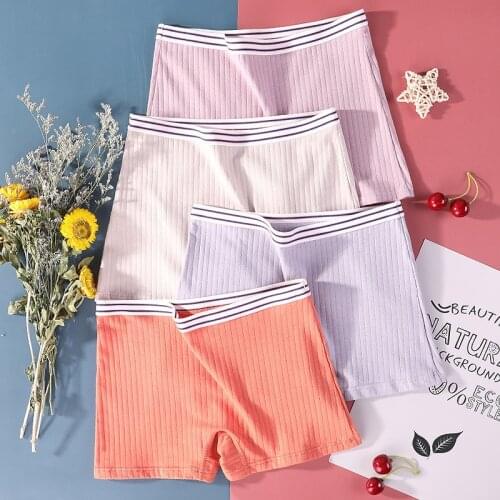 100KG Big Size Boyshort Women Underwear Shorts Female Seamless Elastic Safety Short Pants Large Size 4XL Ladies Cotton Panties