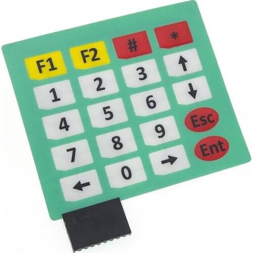 10PCS/LOT 4x5 Matrix Array 20 Key Membrane Switch Keypad Keyboard 4*5 Keys NEW