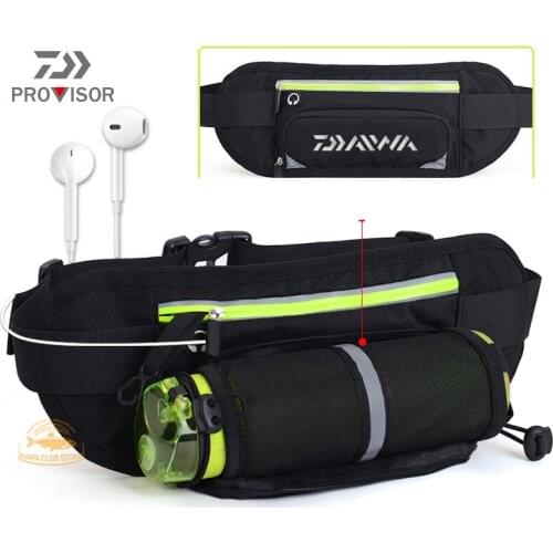 12 Inch Fishing Belt Bag Daiwa Mens Womens Outdoor Mountaineering Cycling Sports Mobile Phone Pockets Running Waist Bag