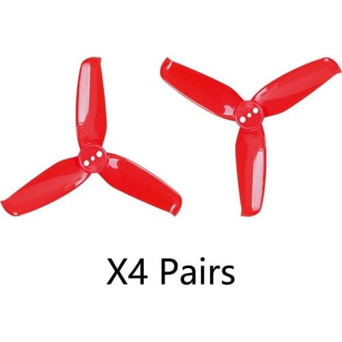 4 Pairs GEMFAN Flash 2540 2.5x4 2.5 Inch 3-blade Propeller with 1.5mm Mounting Hole for 1105 1106 Motor