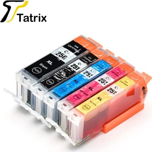 5 PK Newest 250 251 PGI250 CLI251 Compatible Ink Cartridge For Canon PIXMA IP7220/MG5420/NX922 Printer