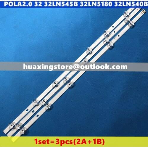 59cm LED backlight 6/7 lamps for LG 32 inch TV POLA2.0 32 HC320DXN-VSFP4-21XX LG32LN5100 32LN545B 32LN5180 32LN540B