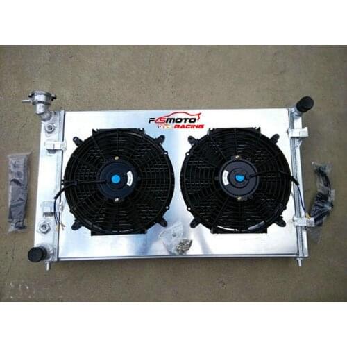 For 2002-2004 Holden Commodore VY 6cyl v6 2003 04 03 02 Aluminum Racing Radiator & Shroud & Fan 03