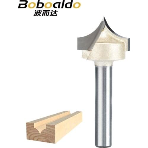 1pcs 1/4 1/2 Shk Woodworking Cutter Double Edging Router Bits for wood carbide Woodworking Engraving Tools carving bit