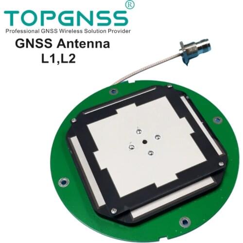 TOPGNSS High-precision RTK GNSS GPS antenna ZED-F9P GPS Antenna high gain CORS Antenna TNC-K 3-18V GNSS GPS GLO GAL BDS,TOP156