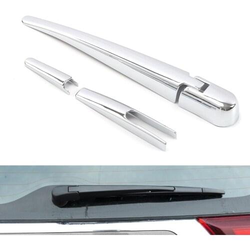 Chrome For Mitsubishi Outlander 2013- 2017 2018 2019 2020 Rear Window Wiper Cover Trim Sequin