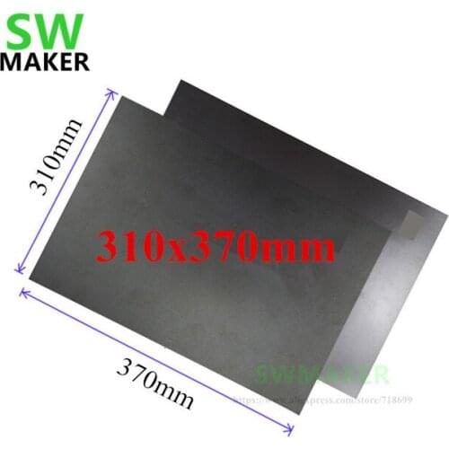 A+B 310x370mm Magnetic Adhesive Print Bed Tape Print Sticker Surface Flex Plate with 3M tape for DIY TEVO Tornado 3D printer