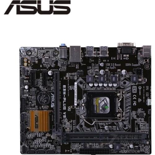 For Asus E3M-PLUS V5 Desktop Motherboard Socket LGA 1151 DDR4 C232 SATA3 USB3.0 Motherboard
