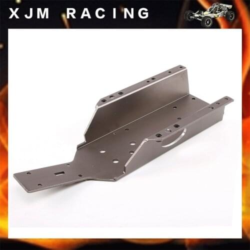 Metal Large Chassis for 1/5 ROFUN Rovan Q-BAJA Rc Car Gas Parts