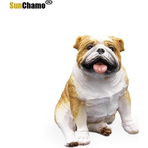 Miniature English Bulldog Fighting Model Simulates English Bulldog Cart Displaying English Resin Handicraft Figurines Miniatures