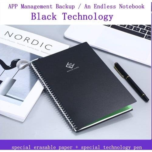 Smart Reusable Erasable Notebook Paper Erase Notepad A5/B5 With Pen Pocketbook Diary Journal Office School Drawing Gift