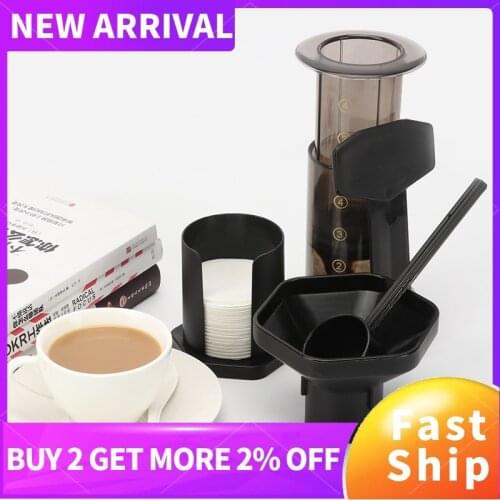 New Filter Glass Espresso Coffee Maker Portable Cafe French Press Cafe Coffee Pot For AeroPress Machine Drop shipping