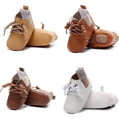 0-24M Babies Boys Pu Leather Shoes Soft Sole Baby Girls Shoes Toddler Kids Princess Ballet Shoes Newborn Baby Crib Shoes
