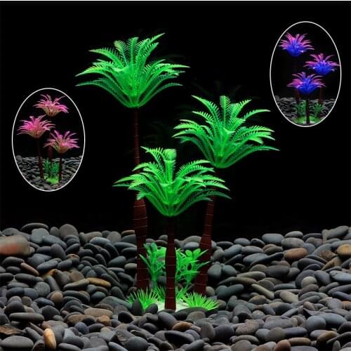 Underwater Artificial Aquarium Plant Decoration Artificial Fish Tank Water Grass Weed Ornament Aquatic Background Accessories