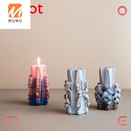 High-End Custom Spot Creative Simple Design Handmade Candle Holiday Gift Modern Home Decorations